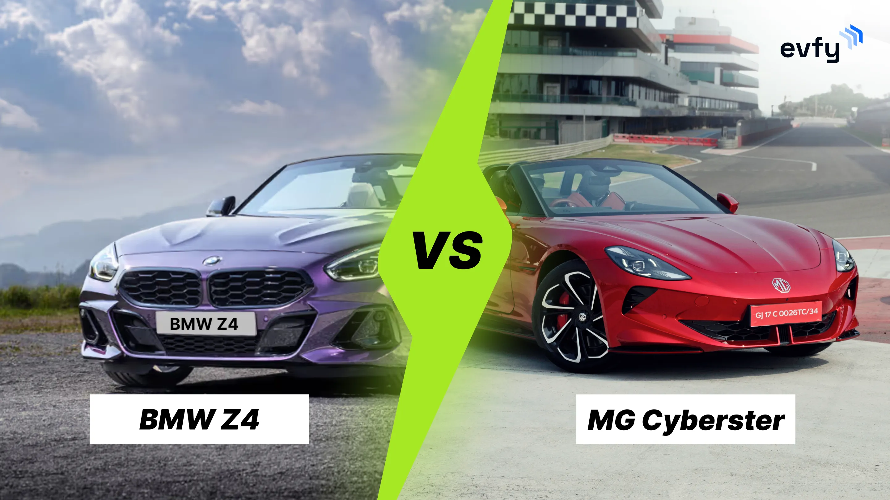 MG Cyberster vs BMW Z4 Comparison: Price, Features, Range & More